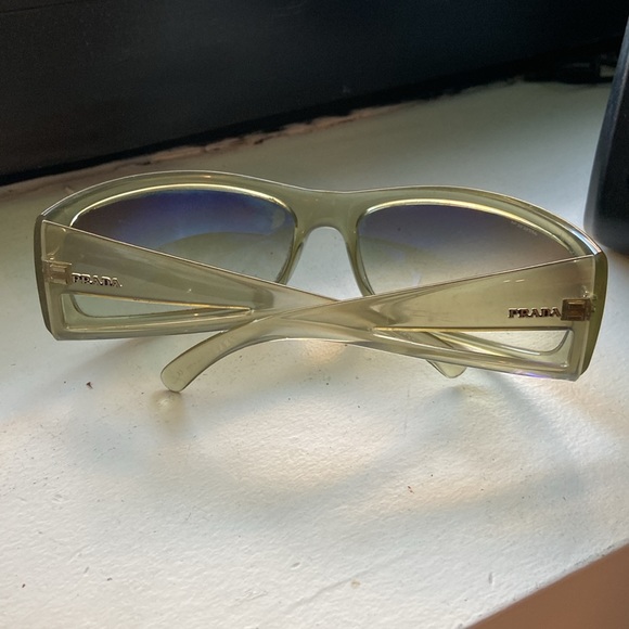 Authentic PRADA Oversized Wrap Sunglasses - Picture 3 of 14